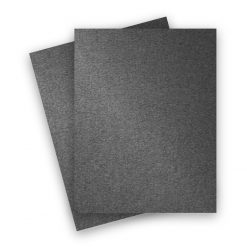 Metallic – 8.5X11 Paper – ANTHRACITE – 81lb Text (120gsm) – 25 PK
