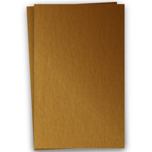 Metallic – 12X18 Card Stock Paper – ANTIQUE GOLD – 105lb Cover (284gsm) – 100 PK