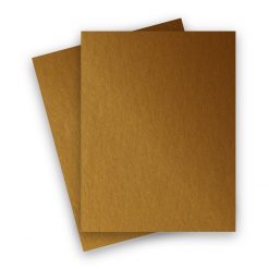 Metallic – 8.5X11 Card Stock Paper – ANTIQUE GOLD – 105lb Cover (284gsm) – 25 PK