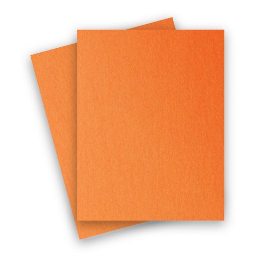 Metallic – 8.5X11 Card Stock Paper – FLAME – 105lb Cover (284gsm) – 25 PK
