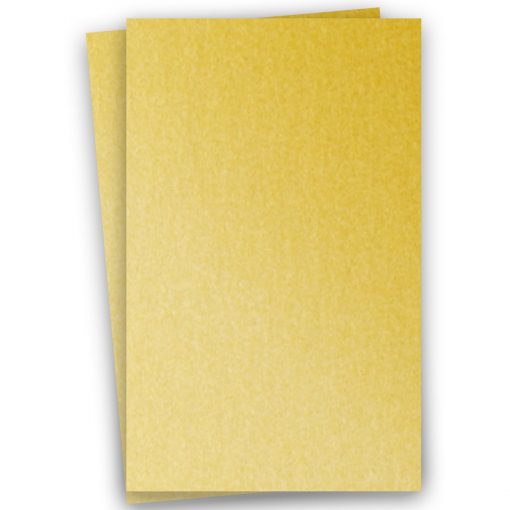 Metallic 11X17 Card Stock Paper – GOLD – 105lb Cover (284gsm) – 100 PK