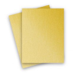 Metallic – 8.5X11 Card Stock Paper – GOLD – 105lb Cover (284gsm) – 25 PK