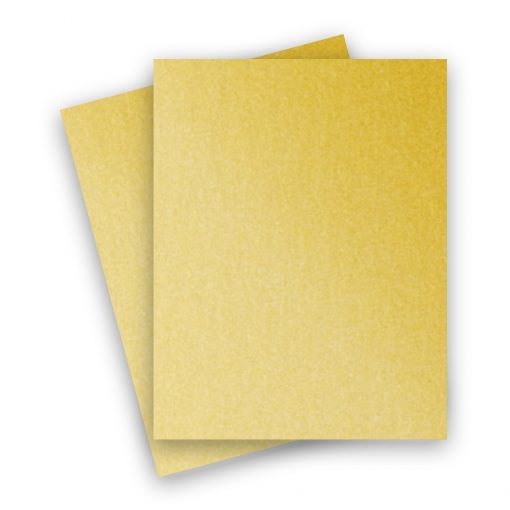 Metallic – 8.5X11 Paper – GOLD – 81lb Text (120gsm) – 1000 PK