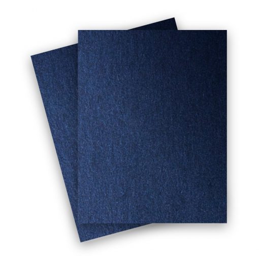 Metallic – 8.5X11 Card Stock Paper – LAPIS LAZULI – 105lb Cover (284gsm) – 1000 PK
