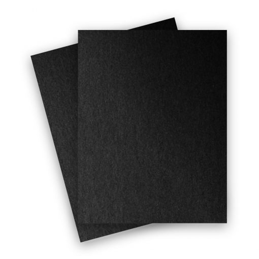 Metallic – 8.5X11 Card Stock Paper – ONYX – 105lb Cover (284gsm) – 250 PK