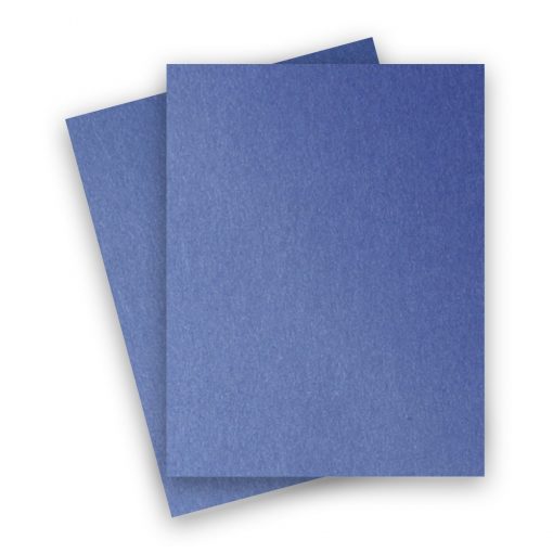 Metallic – 8.5X11 Card Stock Paper – SAPPHIRE – 105lb Cover (284gsm) – 250 PK
